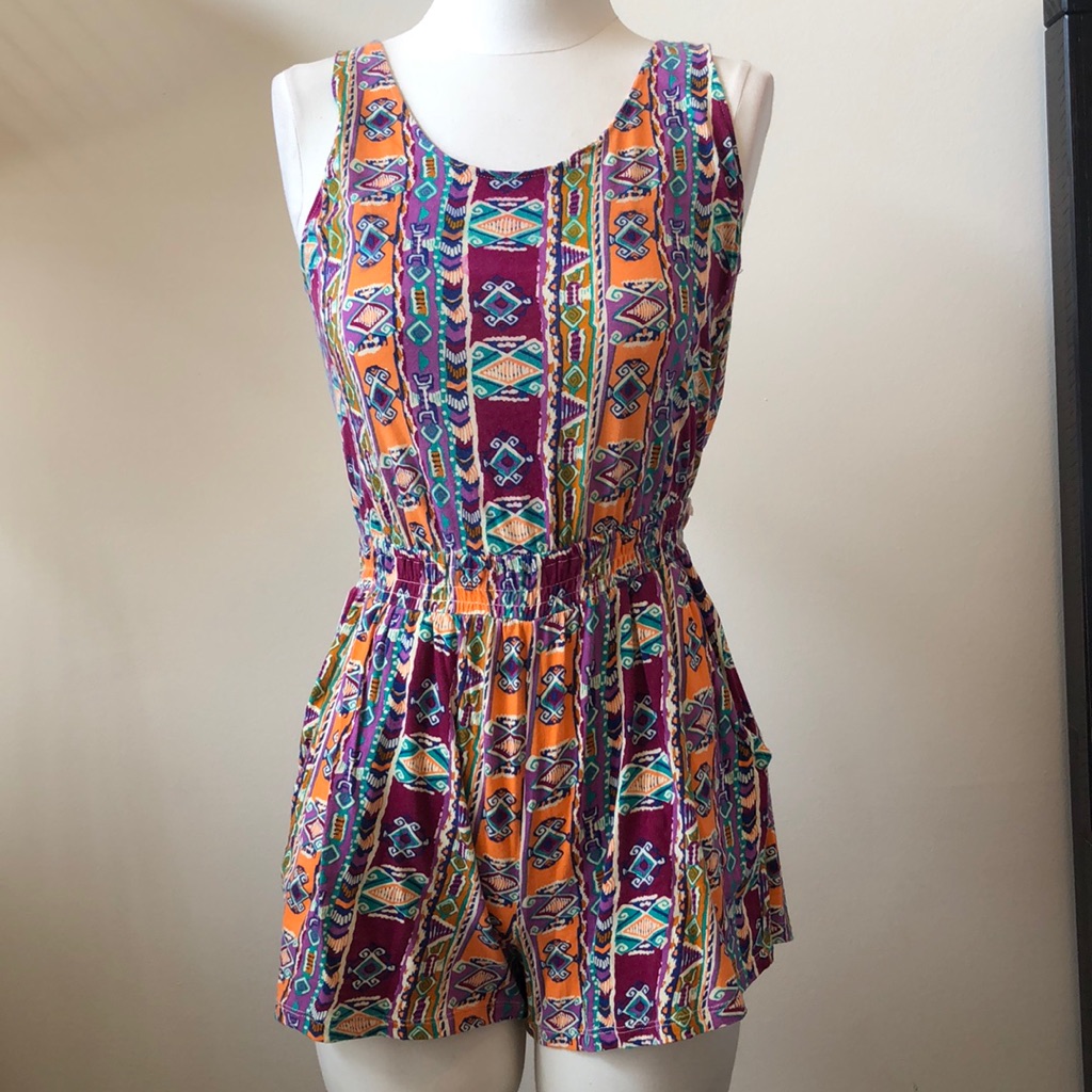Open Back Pattern Romper